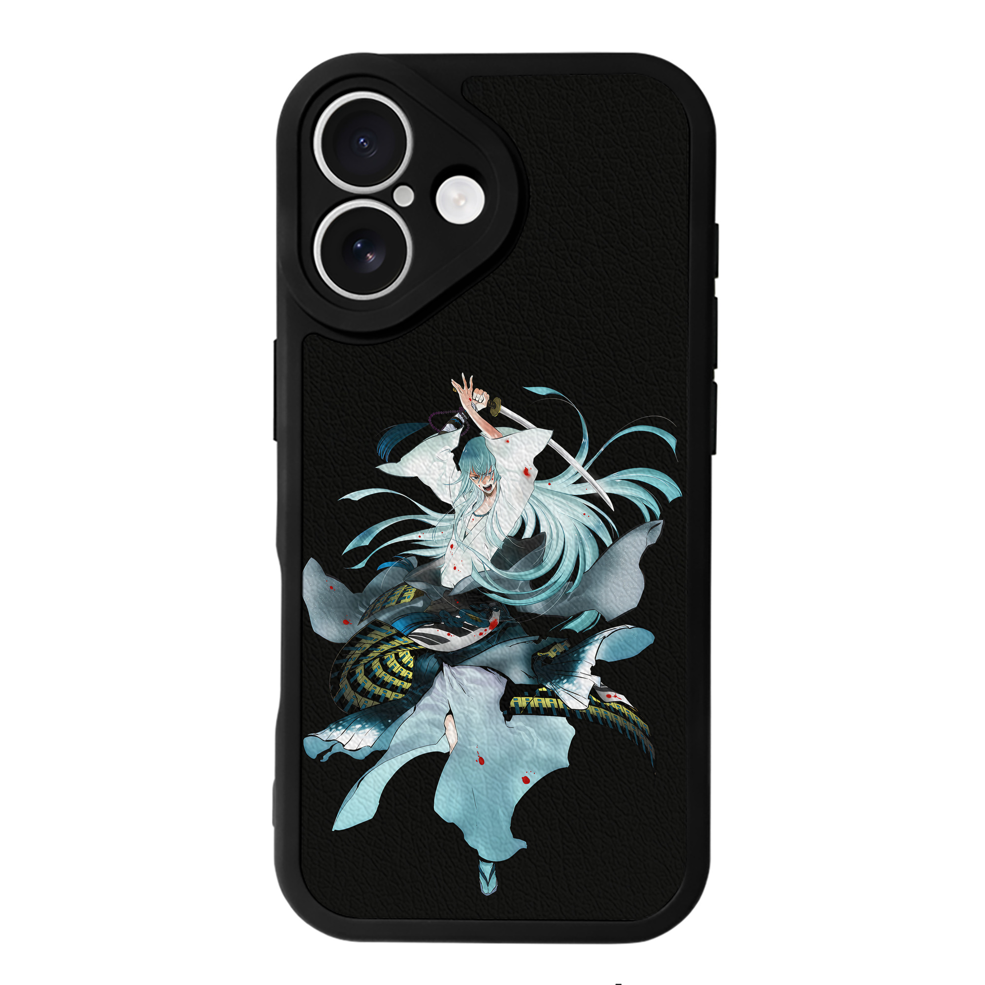 （画像用） 刀剣乱舞 Touken Ranbu 【iPhone 16シリーズ対応】シリコンスマホケース（レザー調） 材質：シリコン